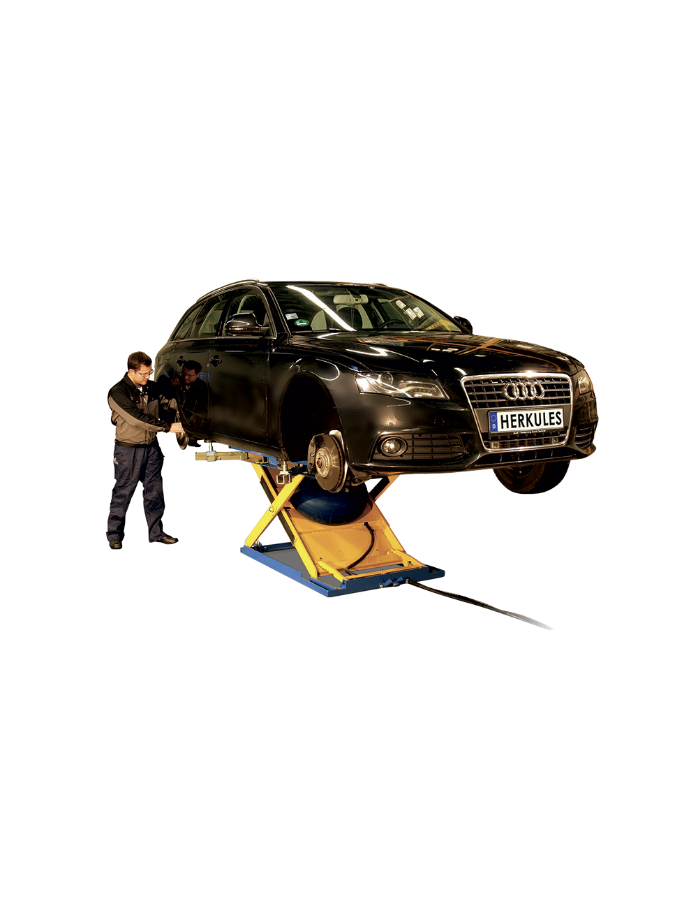 Pneumatische Carrosseriehefbrug, 2,8 T, Opbouw Versie